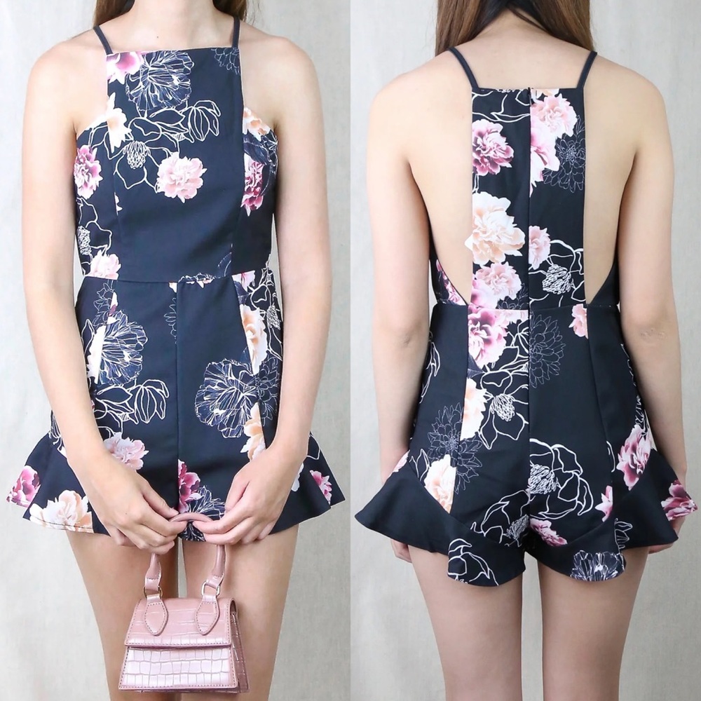 Keepsake Floral Romper Sz Small